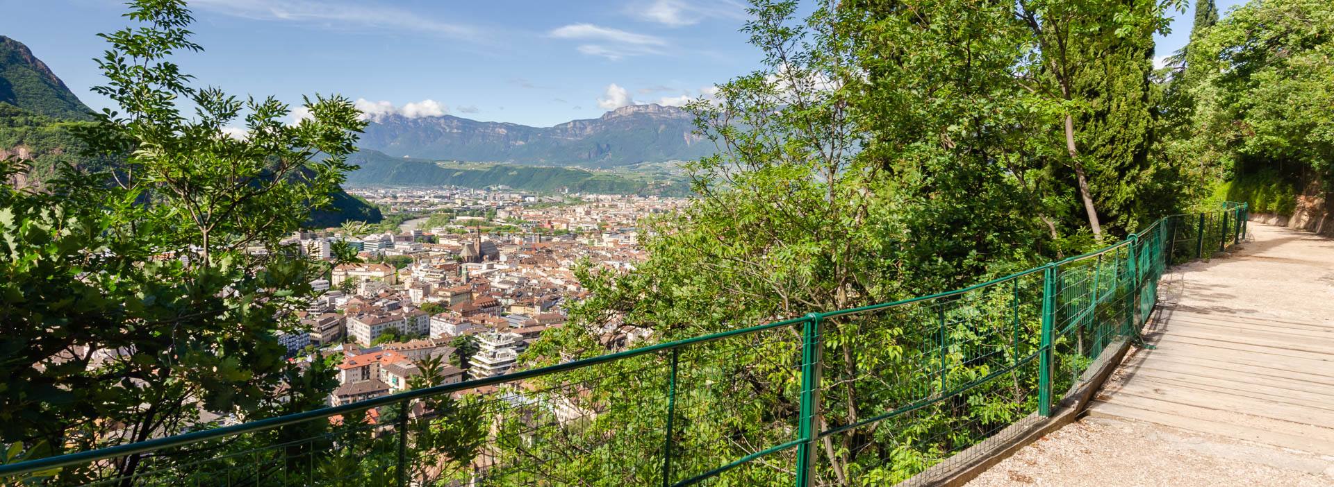 Oswaldpromenade bei Bozen