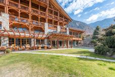 Naturhotel Lüsnerhof - Terrasse und Garten