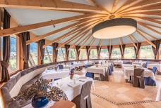 Sala ristorante dell'Hotel Vierbrunnenhof