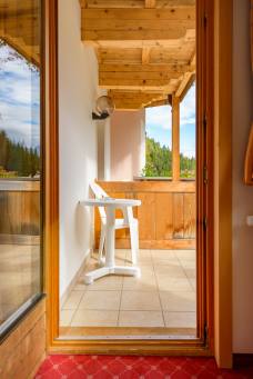 Hotel Schwarzenbach - Balcone camera