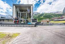 Funivia Ghiacciai della Val Senales - Rampa ingresso parcheggio