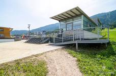 Kabinenbahn Kronplatz 2000 - Zugangsrampe Talstation