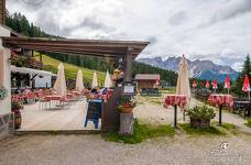 Cabinovia Nova Levante - Gradino di accesso alla terrazza