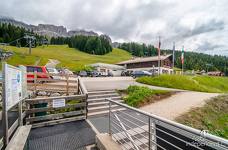 Cabinovia Nova Levante - Rampa di accesso al ristorante di monte