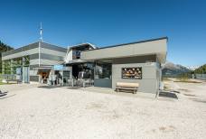 Speikboden - Sand in Taufers: Barrierefreie Toilette mit Wickeltisch