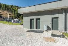 Speikboden - Sand in Taufers: Barrierefreie Toilette mit Wickeltisch