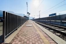 Rampe zum Bahnsteig 1
