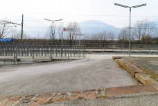 Zugangsrampe zum Bahnsteig 1