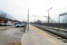 Zugangsrampe zum Bahnsteig 1