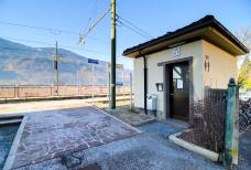 Toilette Bahnhof Terlan