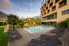 Hotel Therme Meran - Freibad Garden