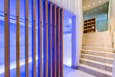 Treppe Sauna