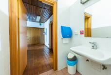 Bagno ristorante lago di monticolo