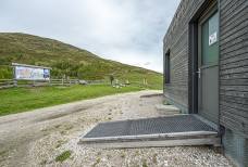 Kabinenbahn Drei Zinnen - Rampen Toiletten Bergstation