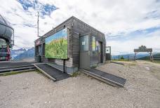 Kabinenbahn Drei Zinnen - Rampe Bergstation