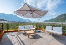 Urlaub auf dem Bauernhof Preglhof - Terrasse