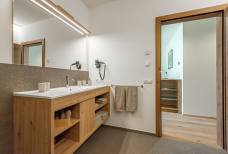 Urlaub auf dem Bauernhof Preglhof - Bad der Ferienwohnung Nr. 3
