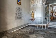Museum Kloster Neustift - Rampe im Inneren der Kirche