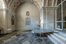 Museum Kloster Neustift - Rampe im Inneren der Kirche