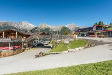 Ristorante Kristallalm sul Klausberg: Rampe di accesso dalla stazione a monte di Klausberg al ristorante Kristallalm