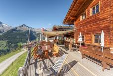 Moaregg Alm: Sonnenterrasse