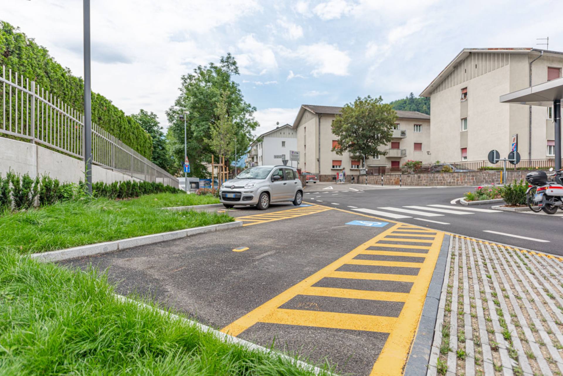 reservierter Parkplatz mit Sensor
