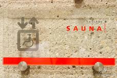 Cascade Sand in Taufers - Fahrstuhl Saunabereich
