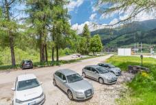 Zugangsweg zum Haupthaus Bad Moos Dolomites Spa Resort